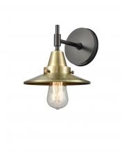  447-1W-BAB-M4-AB-LED - Railroad - 1 Light - 8 inch - Black Antique Brass - Sconce