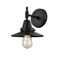  447-1W-BK-M6-BK-LED - Railroad - 1 Light - 8 inch - Matte Black - Sconce