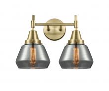  447-2W-AB-G173 - Fulton - 2 Light - 16 inch - Antique Brass - Bath Vanity Light