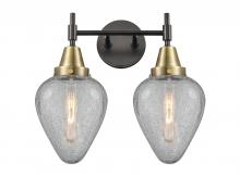  447-2W-BAB-G165-LED - Geneseo - 2 Light - 16 inch - Black Antique Brass - Bath Vanity Light