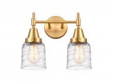  447-2W-SG-G513 - Caden - 2 Light - 14 inch - Satin Gold - Bath Vanity Light