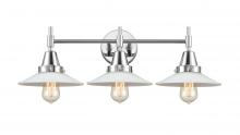  447-3W-PC-G1 - Halophane - 3 Light - 27 inch - Polished Chrome - Bath Vanity Light