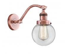  515-1W-AC-G202-6-LED - Beacon - 1 Light - 6 inch - Antique Copper - Sconce