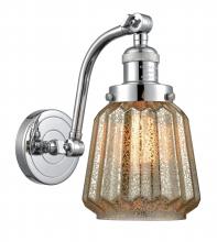  515-1W-PC-G146 - Chatham - 1 Light - 7 inch - Polished Chrome - Sconce