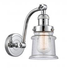  515-1W-PC-G184S - Canton - 1 Light - 7 inch - Polished Chrome - Sconce