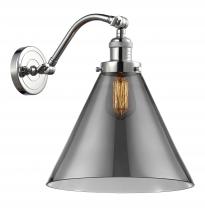  515-1W-PC-G43-L-LED - Cone - 1 Light - 12 inch - Polished Chrome - Sconce