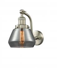  515-1W-SN-G173 - Fulton - 1 Light - 7 inch - Brushed Satin Nickel - Sconce