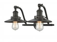  515-2W-OB-M5-LED - Railroad - 2 Light - 18 inch - Oil Rubbed Bronze - Bath Vanity Light