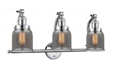  515-3W-PC-G53-LED - Bell - 3 Light - 28 inch - Polished Chrome - Bath Vanity Light