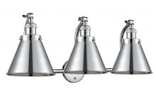  515-3W-PC-M13-PC-LED - Appalachian - 3 Light - 28 inch - Polished Chrome - Bath Vanity Light