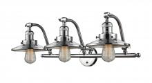  515-3W-PC-M7-LED - Railroad - 3 Light - 28 inch - Polished Chrome - Bath Vanity Light