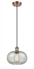  516-1P-AC-G249-LED - Gorham - 1 Light - 10 inch - Antique Copper - Cord hung - Mini Pendant