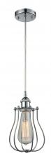  516-1P-PC-CE513-LED - Muselet - 1 Light - 6 inch - Polished Chrome - Cord hung - Mini Pendant