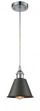  516-1P-PC-M8-OB-LED - Smithfield - 1 Light - 7 inch - Polished Chrome - Cord hung - Mini Pendant