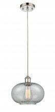  516-1P-PN-G247-LED - Gorham - 1 Light - 10 inch - Polished Nickel - Cord hung - Mini Pendant