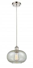  516-1P-PN-G249-LED - Gorham - 1 Light - 10 inch - Polished Nickel - Cord hung - Mini Pendant