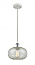  516-1P-WPC-G249-LED - Gorham - 1 Light - 10 inch - White Polished Chrome - Cord hung - Mini Pendant