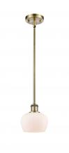  516-1S-AB-G91-LED - Fenton - 1 Light - 7 inch - Antique Brass - Mini Pendant