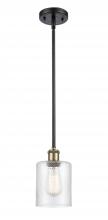  516-1S-BAB-G112-LED - Cobbleskill - 1 Light - 5 inch - Black Antique Brass - Mini Pendant