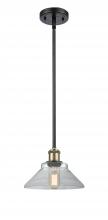  516-1S-BAB-G132-LED - Orwell - 1 Light - 8 inch - Black Antique Brass - Mini Pendant