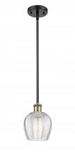  516-1S-BAB-G462-6-LED - Norfolk - 1 Light - 6 inch - Black Antique Brass - Mini Pendant