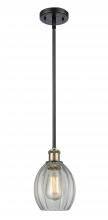  516-1S-BAB-G82-LED - Eaton - 1 Light - 6 inch - Black Antique Brass - Mini Pendant