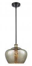  516-1S-BAB-G96-L-LED - Fenton - 1 Light - 11 inch - Black Antique Brass - Mini Pendant