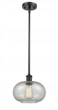  516-1S-BK-G249-LED - Gorham - 1 Light - 10 inch - Matte Black - Mini Pendant