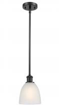 Innovations Lighting 516-1S-BK-G381-LED - Castile - 1 Light - 6 inch - Matte Black - Mini Pendant