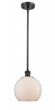 Innovations Lighting 516-1S-OB-G121-8CSN-LED - Farmhouse Chicken Wire - 1 Light - 8 inch - Oil Rubbed Bronze - Mini Pendant