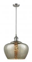  516-1S-SN-G96-L-LED - Fenton - 1 Light - 11 inch - Brushed Satin Nickel - Mini Pendant