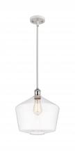  516-1S-WPC-G652-12 - Cindyrella - 1 Light - 12 inch - White Polished Chrome - Mini Pendant