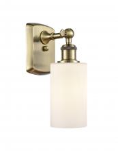  516-1W-AB-G801-LED - Clymer - 1 Light - 4 inch - Antique Brass - Sconce