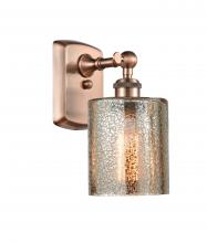  516-1W-AC-G116-LED - Cobbleskill - 1 Light - 5 inch - Antique Copper - Sconce