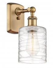  516-1W-BB-G1113 - Cobbleskill - 1 Light - 5 inch - Brushed Brass - Sconce