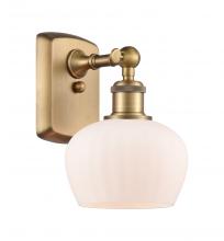  516-1W-BB-G91 - Fenton - 1 Light - 7 inch - Brushed Brass - Sconce