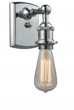  516-1W-PC - Bare Bulb - 1 Light - 5 inch - Polished Chrome - Sconce