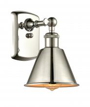  516-1W-PN-M8 - Smithfield - 1 Light - 7 inch - Polished Nickel - Sconce