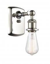  516-1W-PN-LED - Bare Bulb - 1 Light - 5 inch - Polished Nickel - Sconce