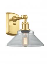  516-1W-SG-G132-LED - Orwell - 1 Light - 8 inch - Satin Gold - Sconce