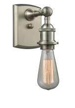  516-1W-SN - Bare Bulb - 1 Light - 5 inch - Brushed Satin Nickel - Sconce