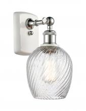  516-1W-WPC-G292-LED - Salina - 1 Light - 6 inch - White Polished Chrome - Sconce