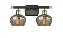  516-2W-BAB-G96-LED - Fenton - 2 Light - 17 inch - Black Antique Brass - Bath Vanity Light