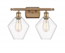  516-2W-BB-G652-8 - Cindyrella - 2 Light - 18 inch - Brushed Brass - Bath Vanity Light