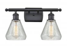  516-2W-BK-G275-LED - Conesus - 2 Light - 16 inch - Matte Black - Bath Vanity Light