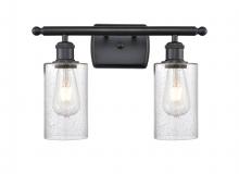  516-2W-BK-G804 - Clymer - 2 Light - 14 inch - Matte Black - Bath Vanity Light