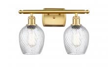  516-2W-SG-G292-LED - Salina - 2 Light - 16 inch - Satin Gold - Bath Vanity Light