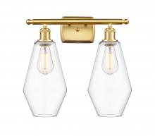  516-2W-SG-G652-7 - Cindyrella - 2 Light - 17 inch - Satin Gold - Bath Vanity Light