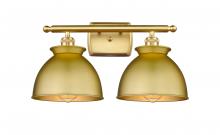  516-2W-SG-M14-SG - Adirondack - 2 Light - 18 inch - Satin Gold - Bath Vanity Light