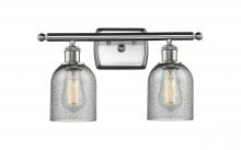  516-2W-SN-G257-LED - Caledonia - 2 Light - 15 inch - Brushed Satin Nickel - Bath Vanity Light